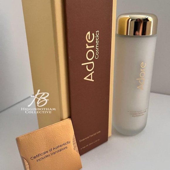 Brand New Adore Cosmetics Essence Facial Milk w/ CoA Certified Organic - Picture 1 of 4
